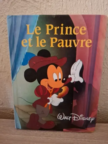 Livre Disney Le prince et le pauvre