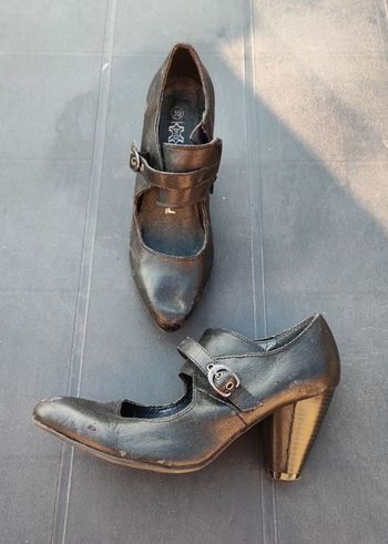 🌺 Escarpin à boucle - Noir - Carrou - P39 🌺