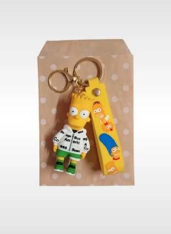Porte-clés The Simpson Bart avec pochette cadeau