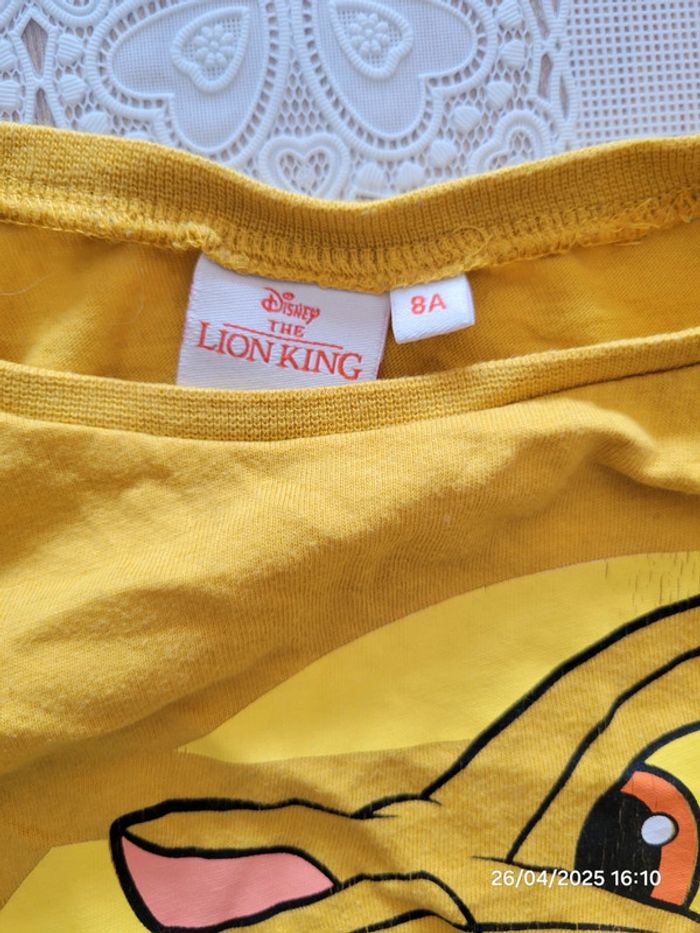 T-shirt manche longue roi lion simba - photo numéro 2