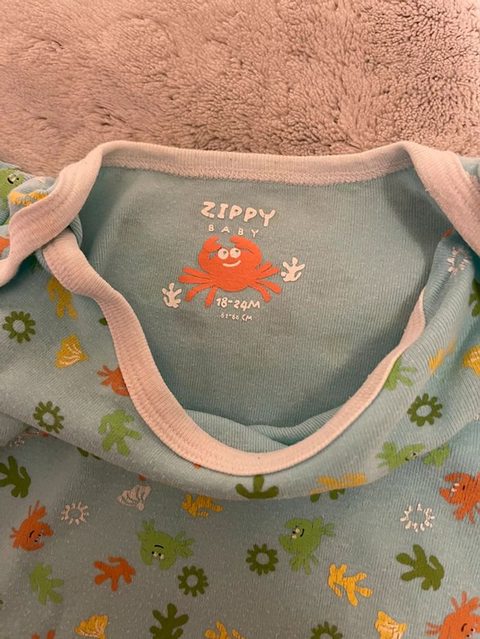 Body manches courtes - Zippy Baby - 18/24 mois - photo numéro 2