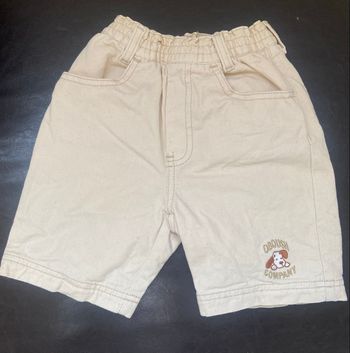 Pantalon/bermuda en jean beige