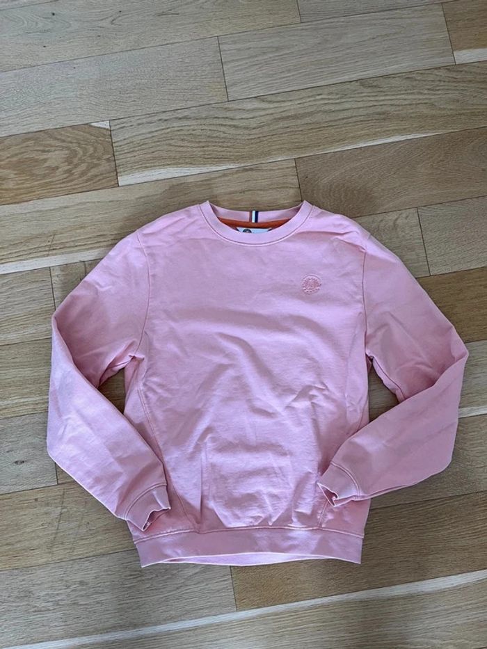 Sweat Pull Roland Garros officiel taille xs 14 ans rose saumon #EmmaLille14ans #EmmaLilleXS34 - photo numéro 2