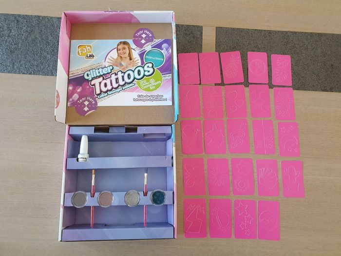 Coffret Glitter Tattoos pailletté - photo numéro 2
