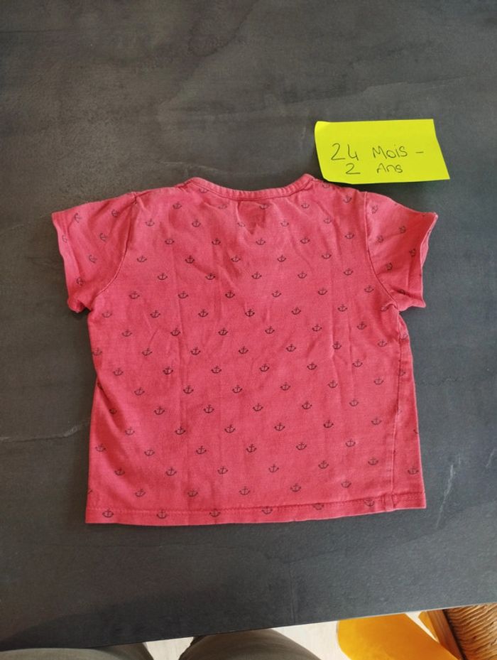 T-shirt manches courtes Kiabi 2 ans - photo numéro 2