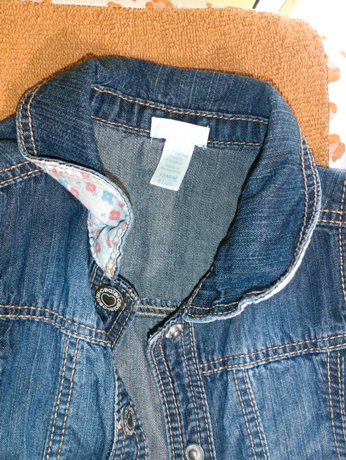 Veste en jean obaibi - photo numéro 3