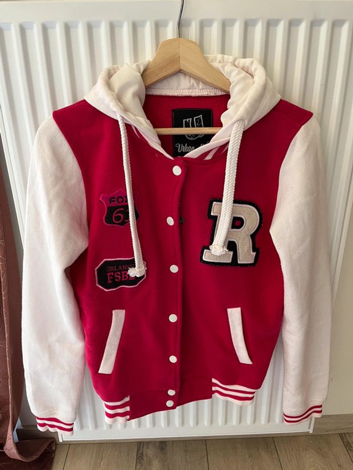 Blouson Teddy fushia