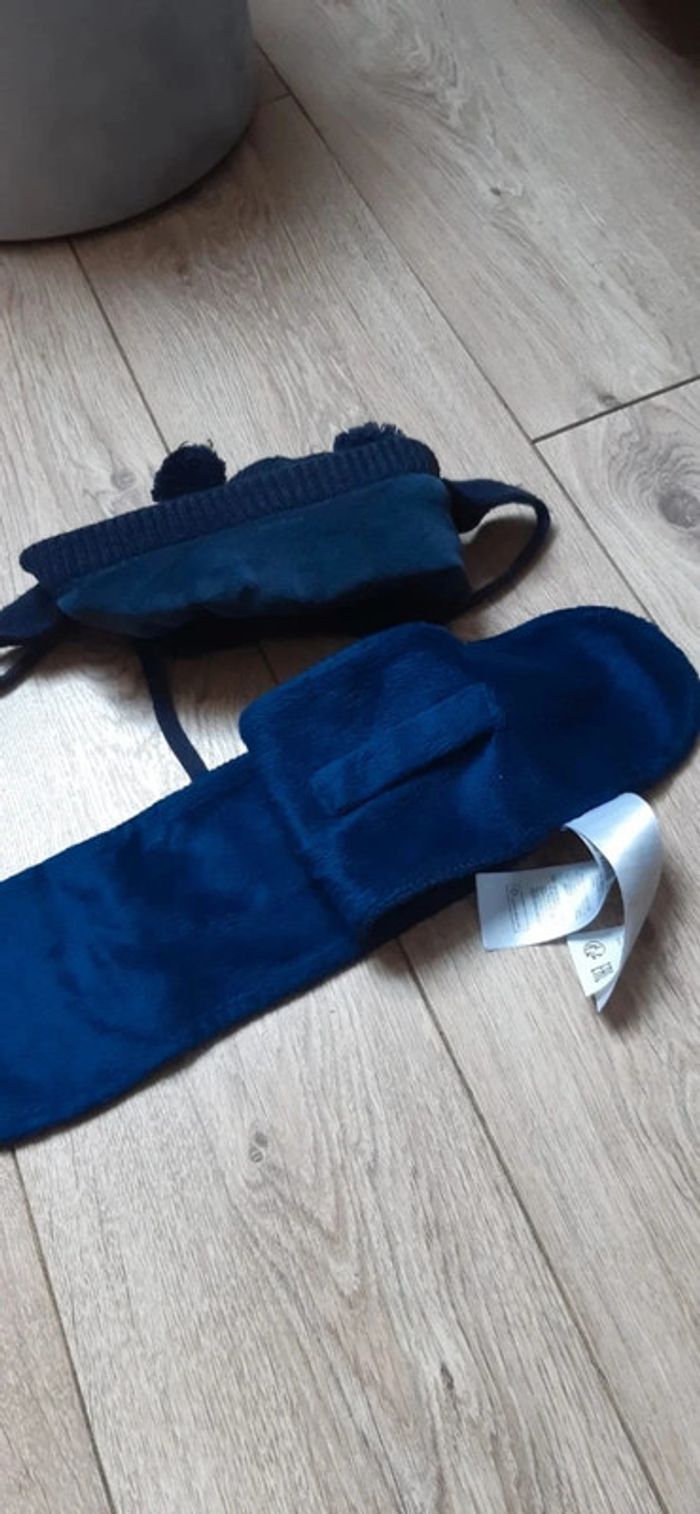 Bonnet + écharpe sergent major taille 50 cm état neuf - photo numéro 4