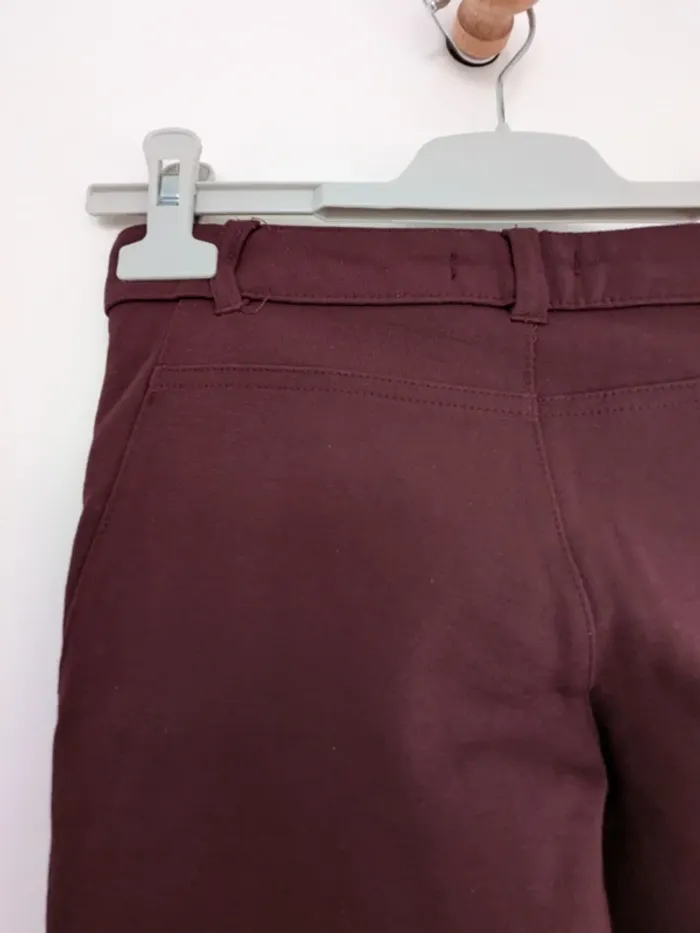 Pantalon skinny jegging violet prune promod taille 36 / taille 1 en très bon état - photo numéro 9