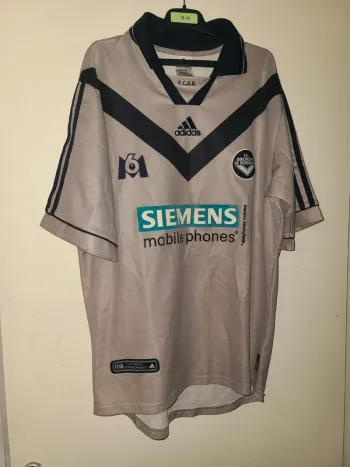 Maillot football girondins de bordeaux vintage produit officiel