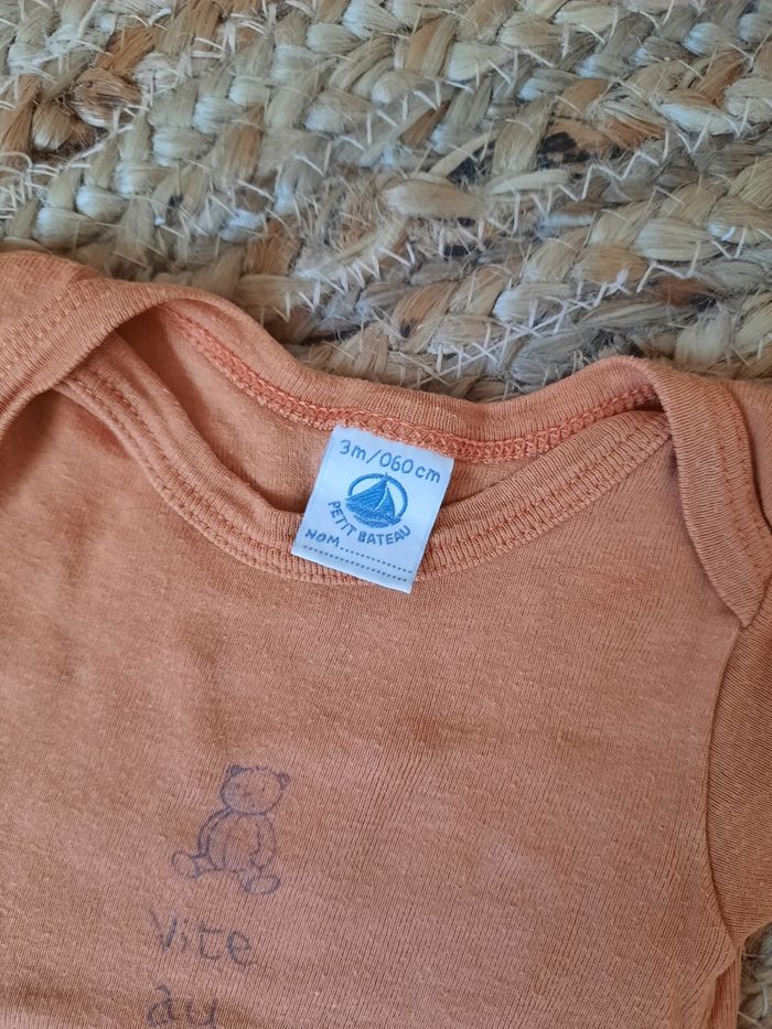 Lot de 2 bodies petit bateau - photo numéro 3