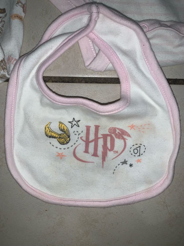 Ensemble pyjama body bavoir 3-6 mois - photo numéro 3