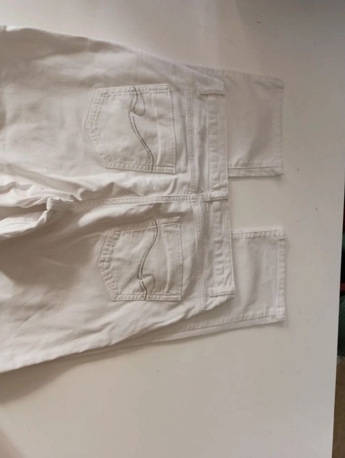 Pantalon jeans femme Julie Guérlande taille 38 coupe droite - photo numéro 7