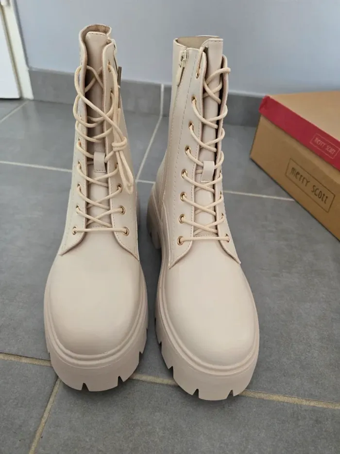 Bottines beige - photo numéro 5