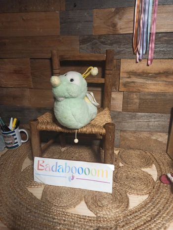 Peluche musicale escargot Nounours vintage