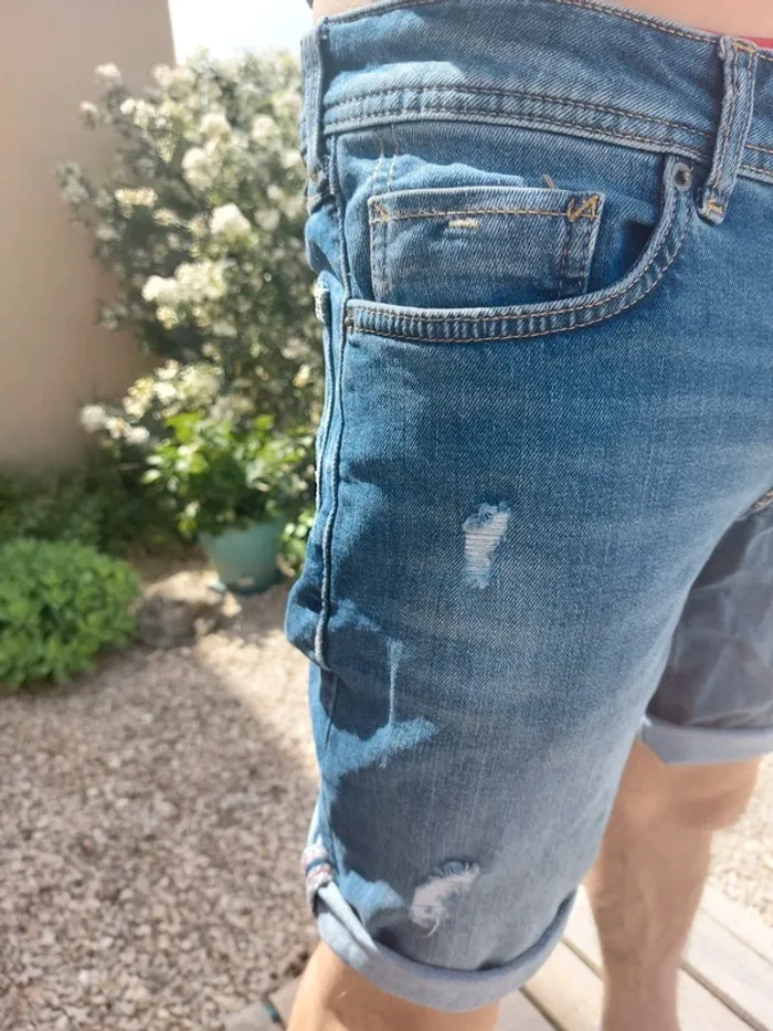 Short en jean homme - photo numéro 5