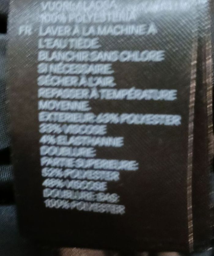 Robe carreaux pied-de-poule, noir et blanc - photo numéro 6