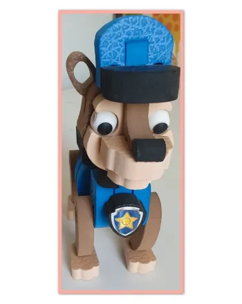 Décoration puzzle mousse pat patrouille