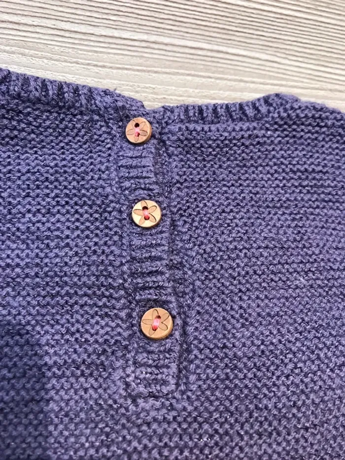 3 pièces Sergent Major violet 6 mois 🌸 - photo numéro 6