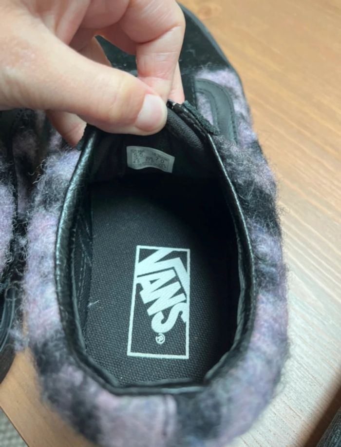 Baskets Vans Old Skool Platform – Motif léopard gris mauve – Taille 37 - photo numéro 6