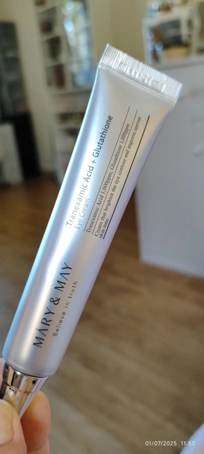 Kbeauty Mary & May Crème Contour Des Yeux Tranexamic Acid + Glutathione Eye Cream 30 gr - photo numéro 2