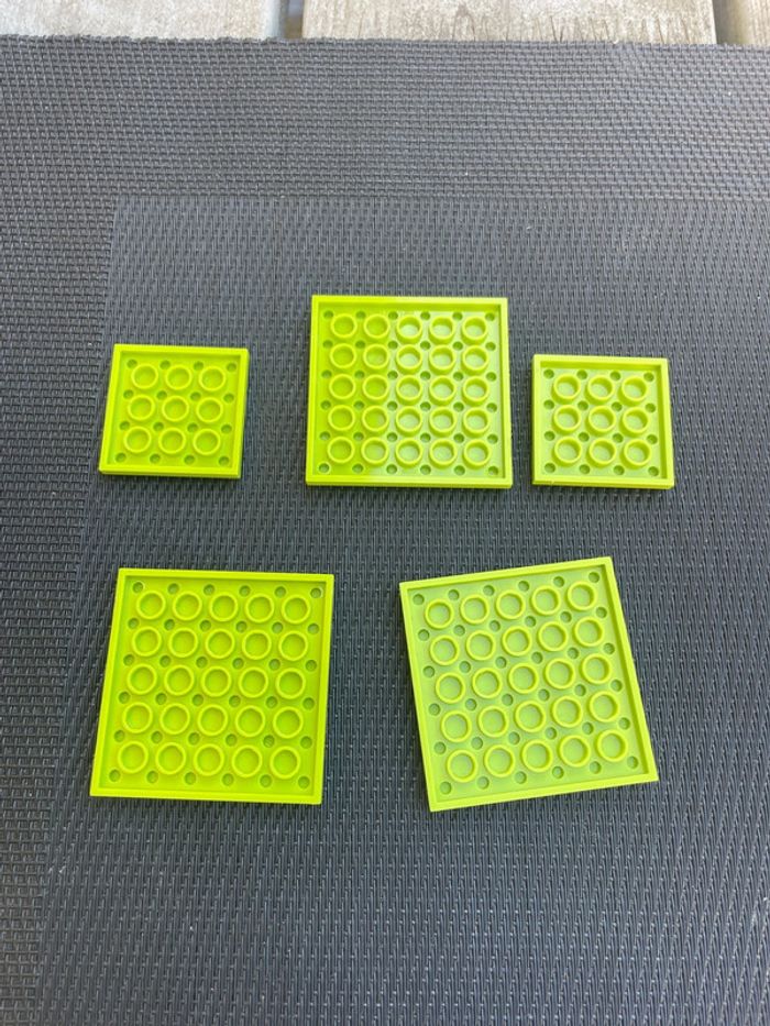 Lego lot vrac petites plaques vert clair officiel pièces détachées caserne star wars Harry Potter - photo numéro 3