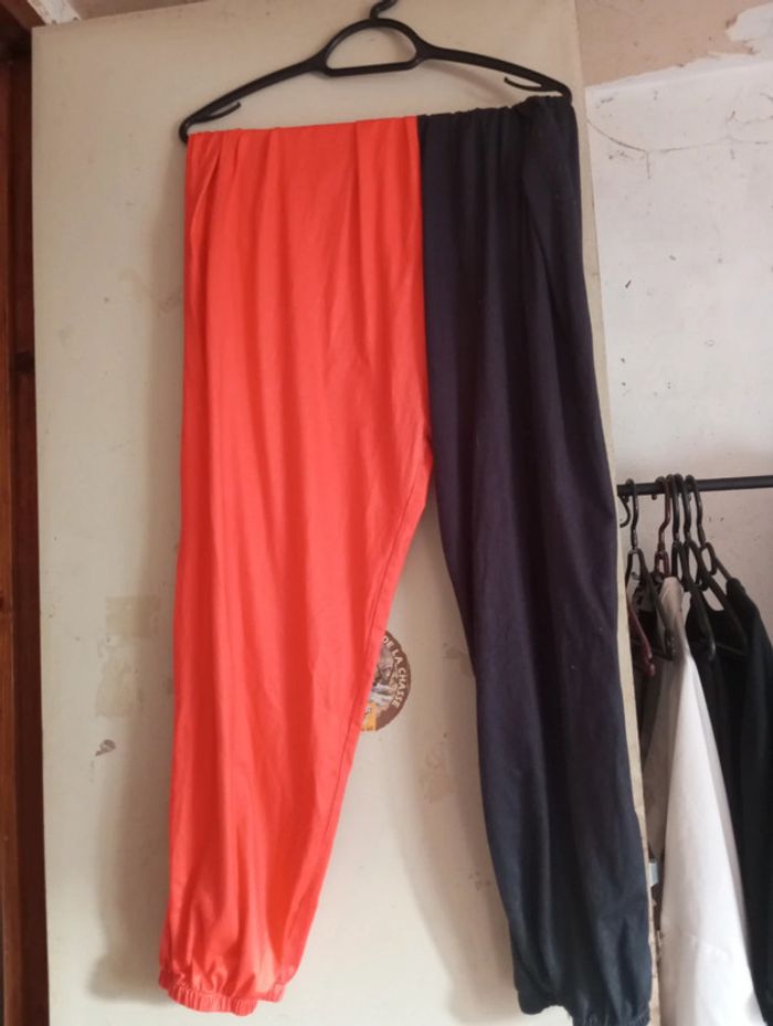 Pantalon bicolore Halloween