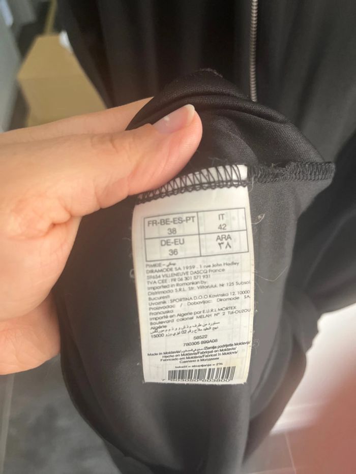 Robe noire doublé - photo numéro 2