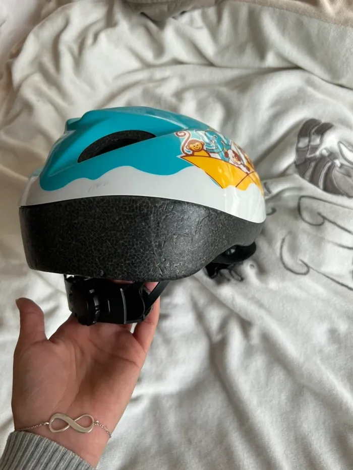 Casque de vélo btwin arche de Noé 46 cm à 53 cm - photo numéro 5