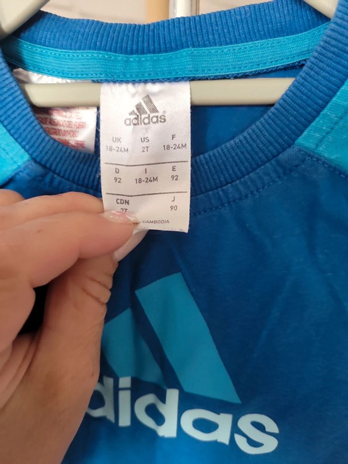Maillot adidas 18-24 mois - photo numéro 2