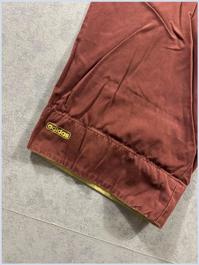 Pantacourt Adidas Vintage Bordeaux et vert Taille 42 - photo numéro 4