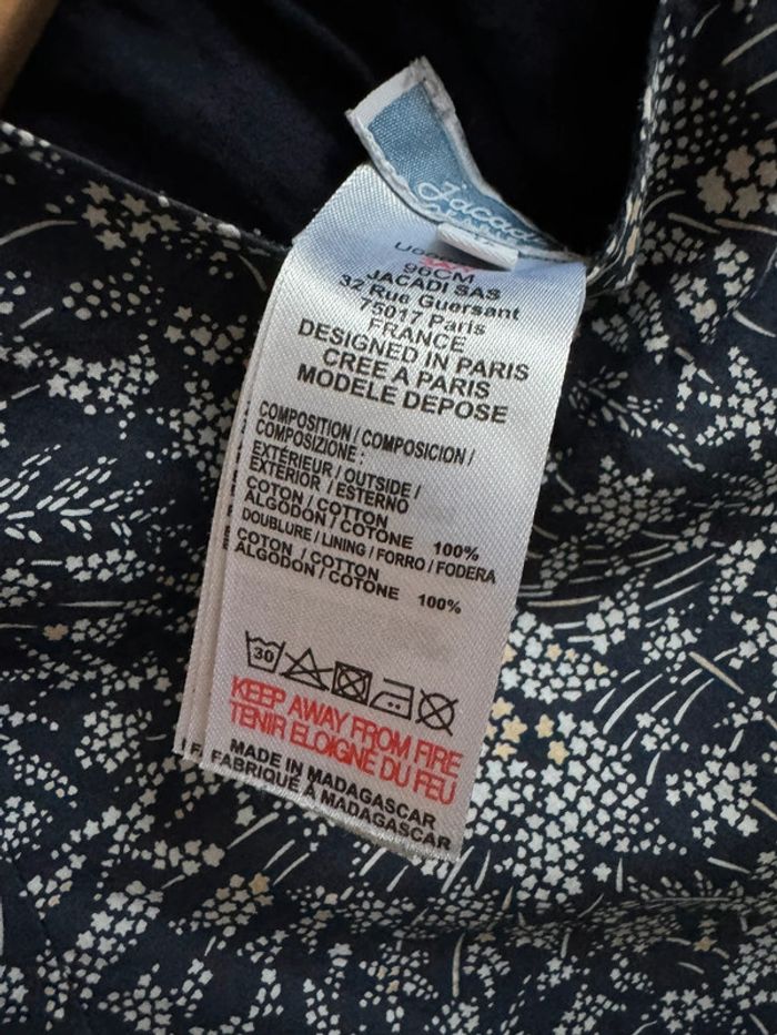 Robe ML bleu marine Liberty Whispering Stars - Taille 3 Ans - photo numéro 5