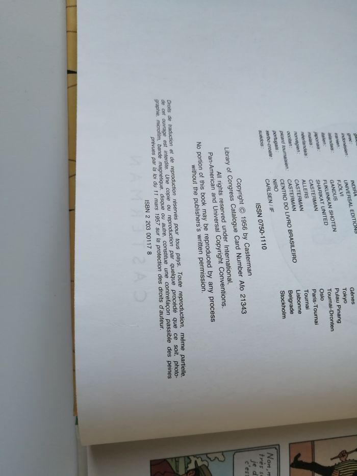 BD l'affaire tournesol - les aventures de tintin - photo numéro 2