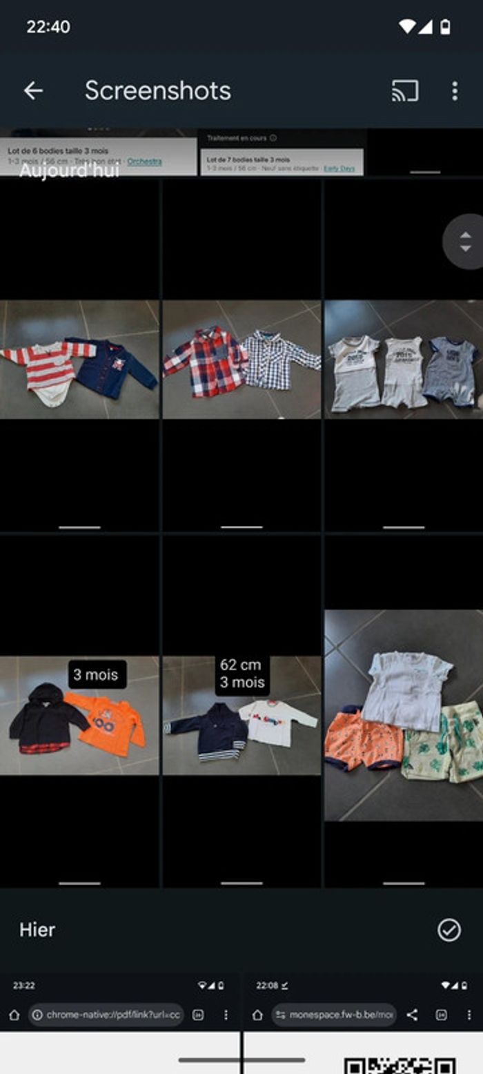 Gros lot de vêtements garçon 3 mois - photo numéro 7