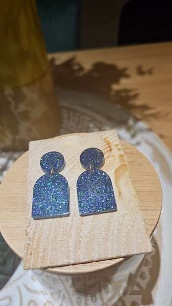 Boucles d'oreilles paillettes