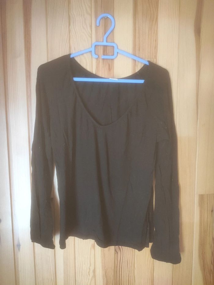 Sous pull noir taille 2 camaïeu
