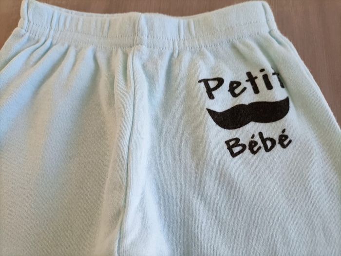 Pantalon à pieds "Petit bébé" Bougli bougla 1 mois - photo numéro 2