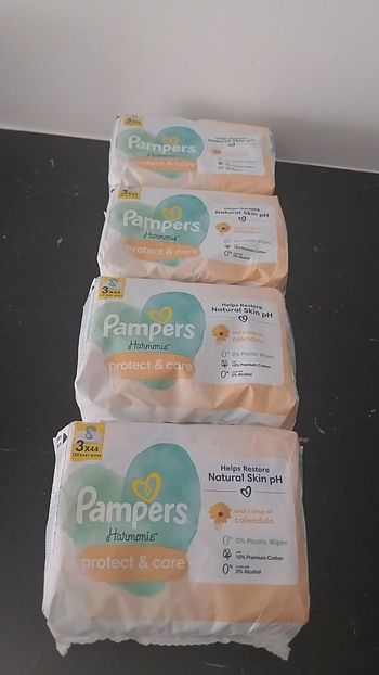 Lingettes pampers 