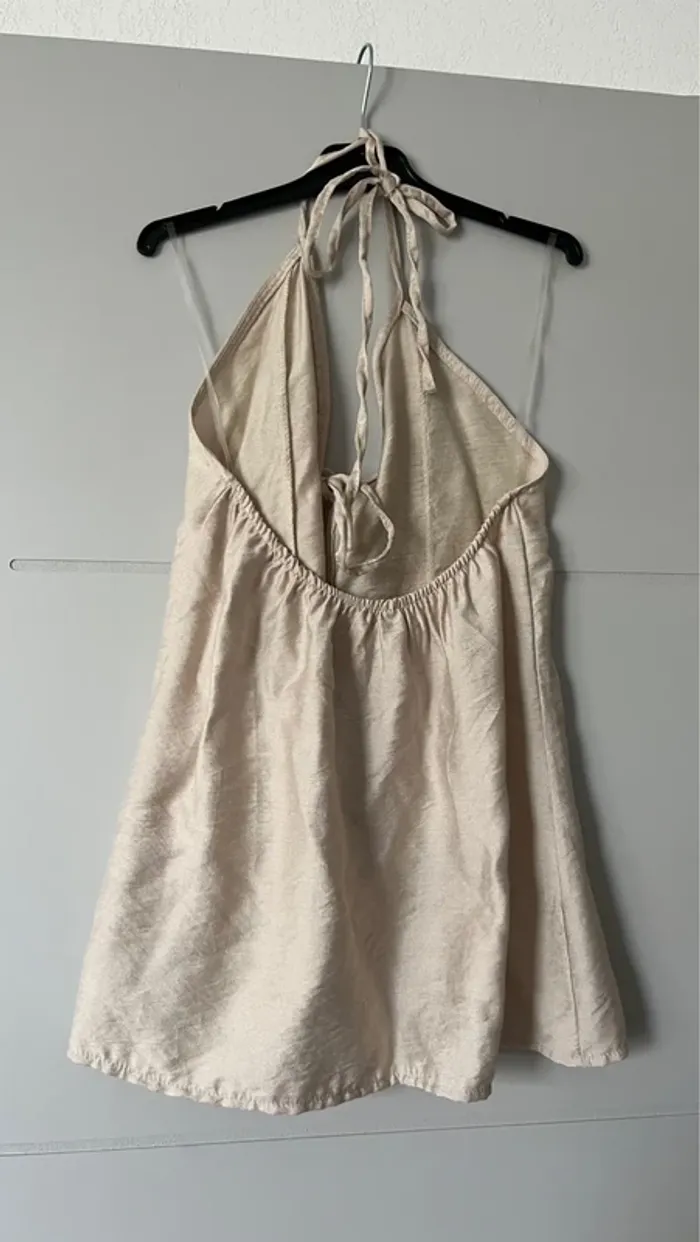 Top beige dos nu - photo numéro 2