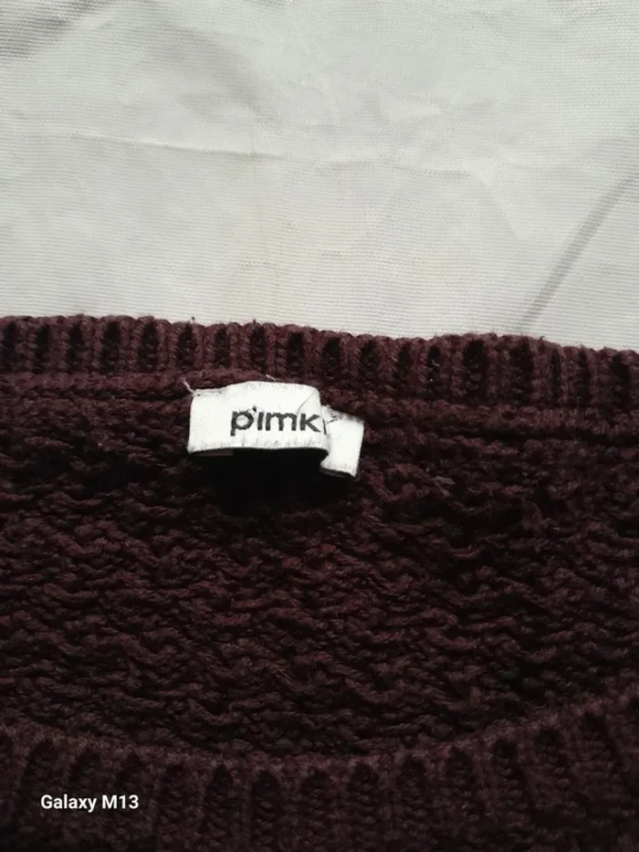 Pull femme marron Pimkie taille M - photo numéro 3