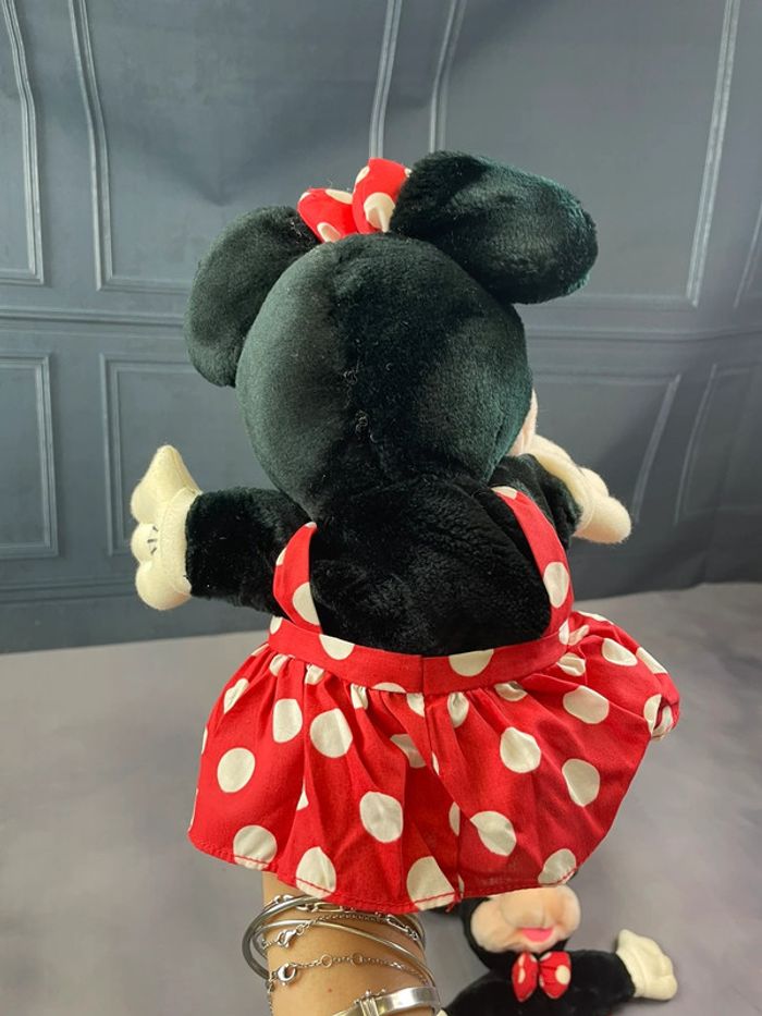 Lot de 2 Marionnettes Peluches Vintage 80s Mickey & Minnie Walt Disney - photo numéro 5