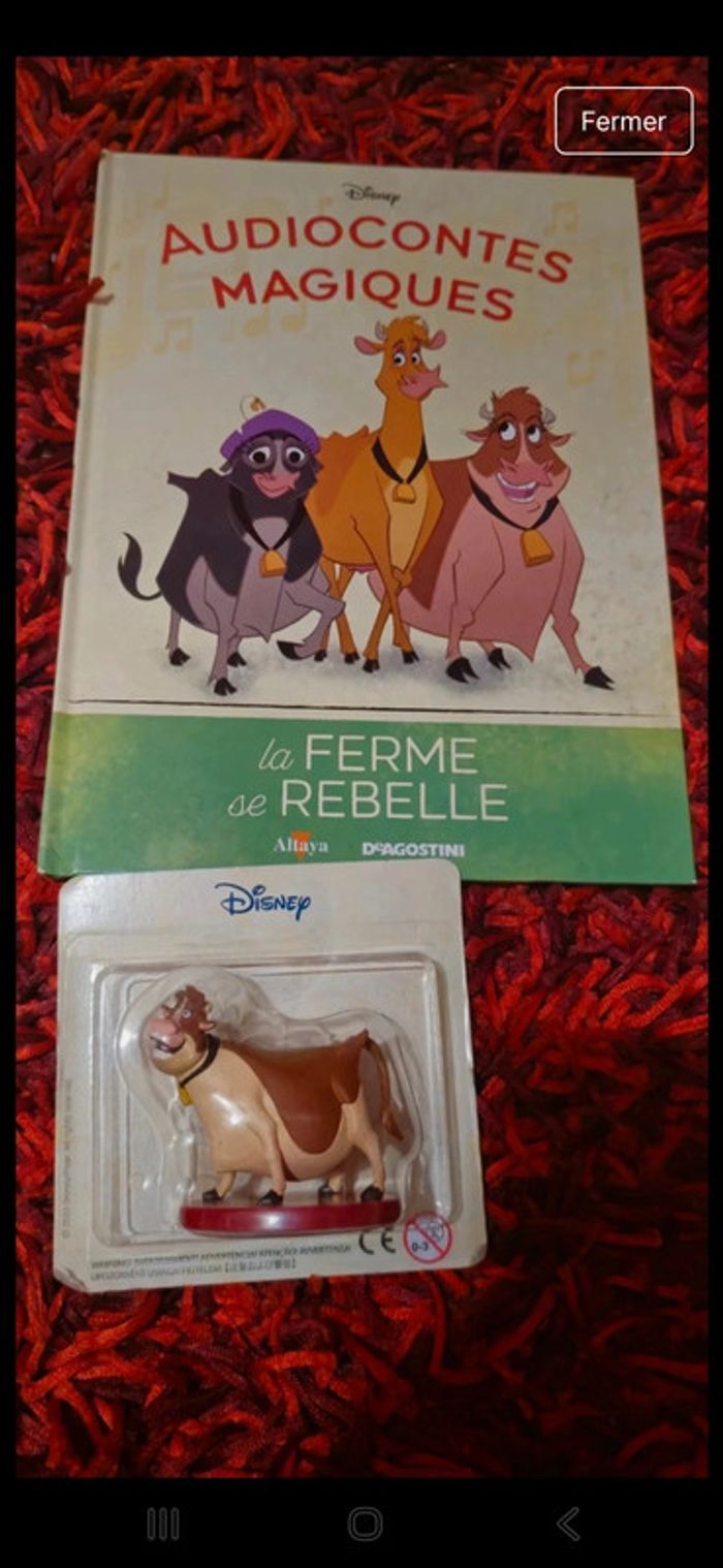 Livre et figurine 53 des audiocontes Magiques altaya audio conte audio compte disney