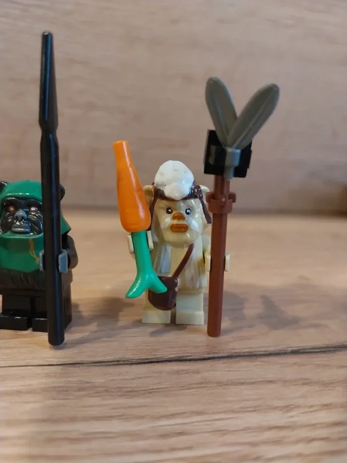 Figurines type lego 6 Ewoks star wars - photo numéro 7