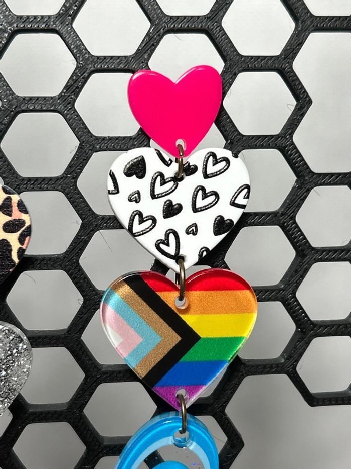 Boucles d’oreilles - Tous les coeurs du monde - photo numéro 5