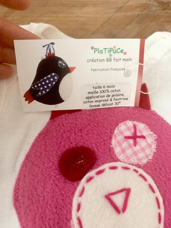 Body bb fille - Made In France 🇫🇷 fabrication française