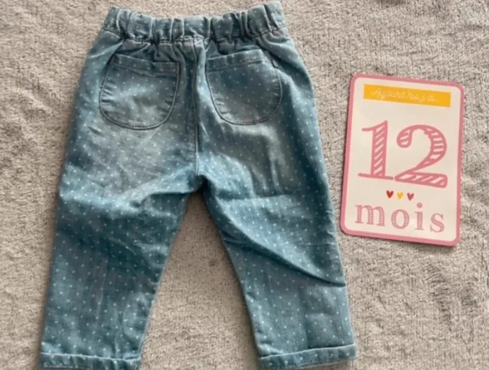 Jean fille, 12 mois - photo numéro 2