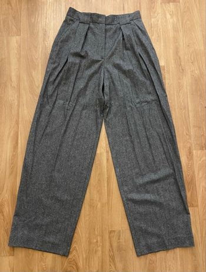 Ensemble tailleur gris chiné laine 40 - photo numéro 7