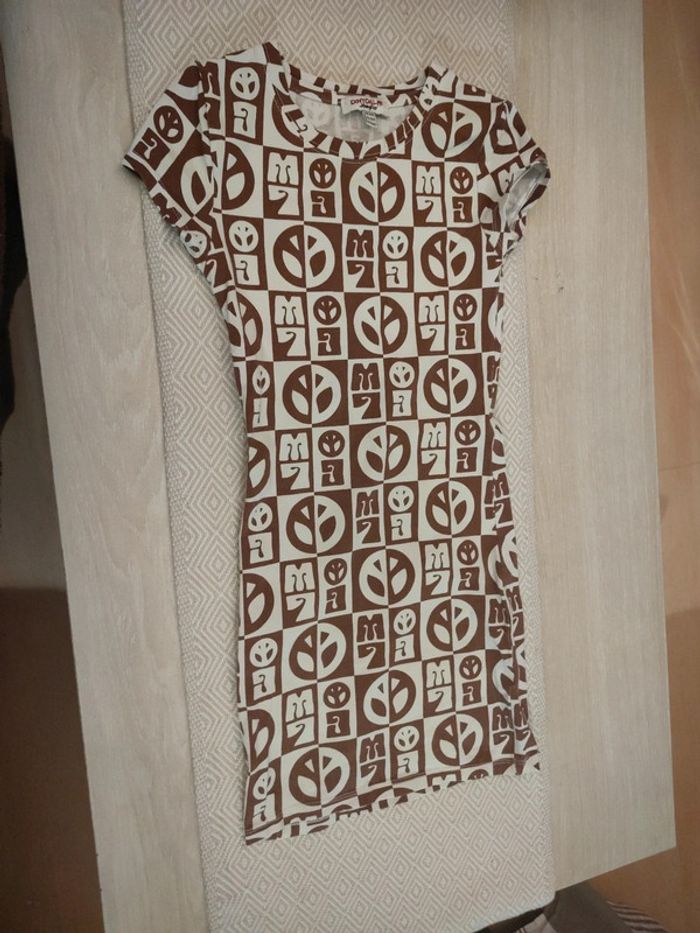 Robe moulante peace and love Jennyfer 12 ans