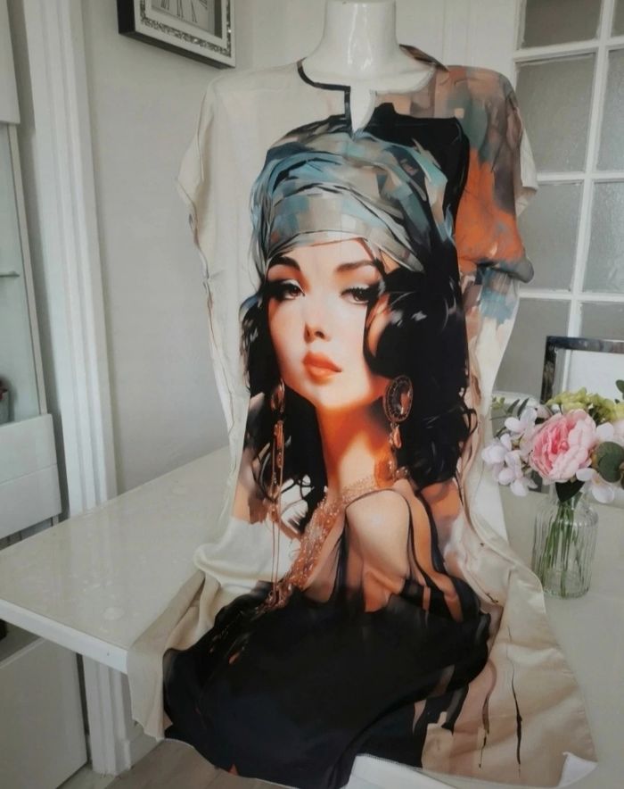 🤎🤍Sublime Robe Légère Et Fluide 🤎🤍 - photo numéro 7