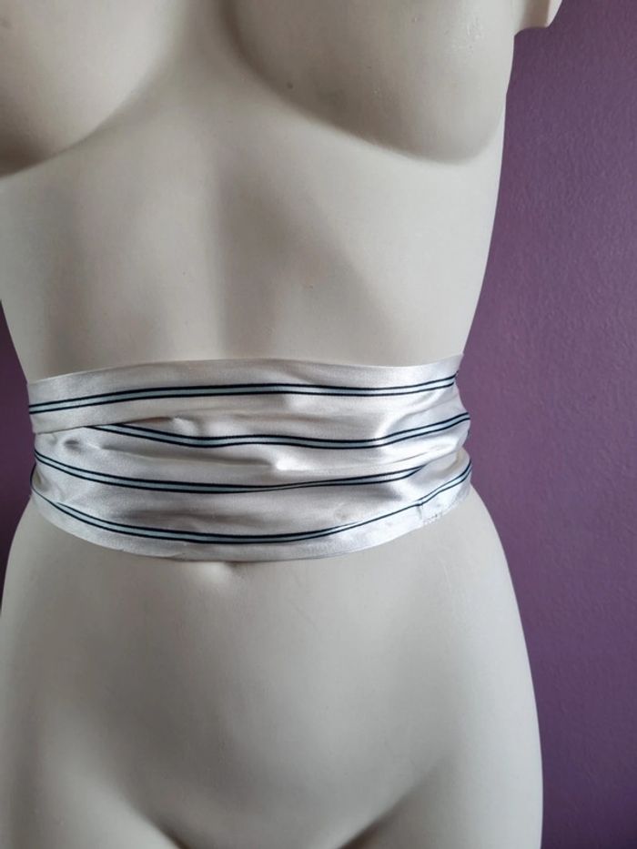 Ceinture en tissus rayé - photo numéro 3
